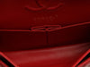 Chanel Small Red Quilted Caviar Classic Double Flap