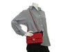 Chanel Small Red Quilted Caviar Classic Double Flap