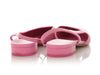 Chanel Pink Denim Slingback Flats