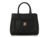 Chanel Small Black Caviar Top Handle Bag