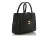 Chanel Small Black Caviar Top Handle Bag