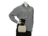 Chanel Mini Cream Quilted Calfskin Top Handle Crossbody