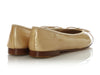 Chanel Gold Patent Ballet Flats