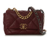 Chanel Medium Burgundy Quilted Leather 19 Flap