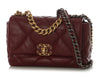 Chanel Medium Burgundy Quilted Leather 19 Flap