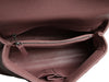 Chanel Small Deep Mauve Quilted Caviar and Lizard Coco Handle