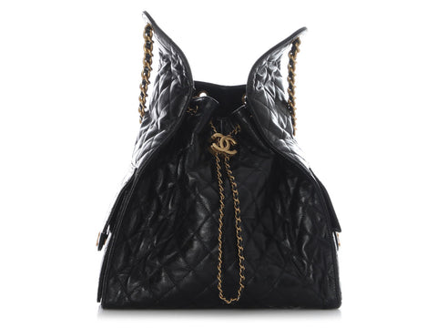 Chanel Medium Black Calfskin 25 Bag
