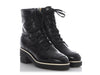 Chanel 2021 Black Leather Combat Boots