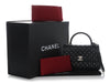 Chanel Small Black Quilted Caviar Coco Handle