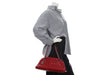 Chanel Red Quilted Patent Just Mademoiselle Bowler
