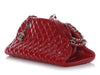 Chanel Red Quilted Patent Just Mademoiselle Bowler