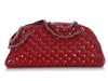 Chanel Red Quilted Patent Just Mademoiselle Bowler