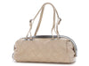 Chanel Beige Quilted Lambskin Country Club Bowler