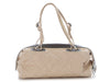 Chanel Beige Quilted Lambskin Country Club Bowler