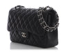Chanel Jumbo Black Quilted Caviar Classic Double Flap