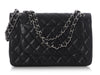 Chanel Jumbo Black Quilted Caviar Classic Double Flap