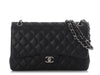 Chanel Jumbo Black Quilted Lambskin Classic Double Flap