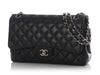 Chanel Jumbo Black Quilted Lambskin Classic Double Flap