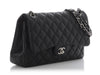 Chanel Jumbo Black Quilted Lambskin Classic Double Flap