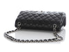 Chanel Jumbo Black Quilted Lambskin Classic Double Flap