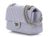 Chanel Mini Lilac Chevron-Quilted Aged Calfskin Reissue