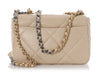 Chanel Small Beige Quilted Calfskin 19 Flap