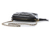 Chanel Vintage Black Quilted Lambskin Tassel Camera Bag