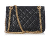 Chanel Mini Black Quilted Aged Calfskin Reissue