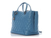 Chanel Medium Blue Easy Shopping Tote