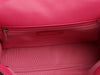 Chanel Fuchsia Quilted Lambskin Madame Flap