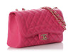 Chanel Fuchsia Quilted Lambskin Madame Flap