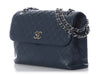 Chanel Navy Quilted Calfskin The Business Flap