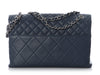 Chanel Navy Quilted Calfskin The Business Flap