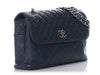 Chanel Navy Quilted Calfskin The Business Flap