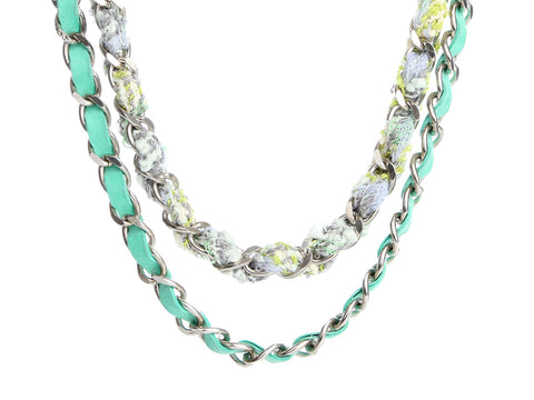 Chanel Double Row Chain Necklace