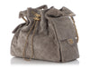 Chanel Medium Gray Suede 25 Bag