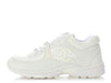 Chanel White CC Sneakers