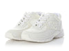 Chanel White CC Sneakers