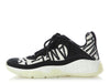 Chanel Black and White Graphic Logo Sneakers