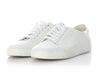 Chanel White Leather and Rubber Sneakers