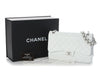 Chanel Jumbo White Quilted Caviar Classic Double Flap