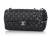 Chanel Black Quilted Caviar East-West Flap