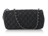 Chanel Black Quilted Caviar East-West Flap