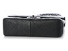 Chanel Jumbo So Black Quilted Crumpled Lambskin Classic Double Flap