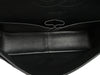 Chanel Jumbo So Black Quilted Crumpled Lambskin Classic Double Flap