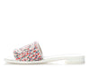 Chanel Multicolor Tweed Slides