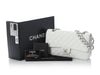 Chanel Medium/Large White Quilted Caviar Classic Double Flap