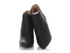 Chanel Black Chain Wedge Booties