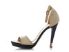 Chanel Gold and Black Pumps