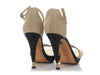 Chanel Gold and Black Pumps